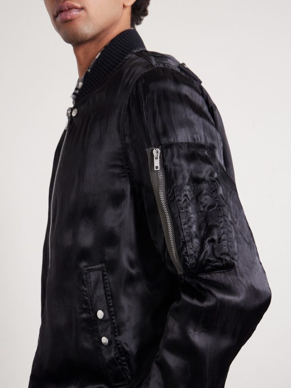 Classic Flight Satin Bomber Jacket - CU Classic Flight Satin Bomber Jacket - CU