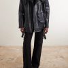 Jumbo Bauhaus Stooges Oversized Leather Jacket - OU
