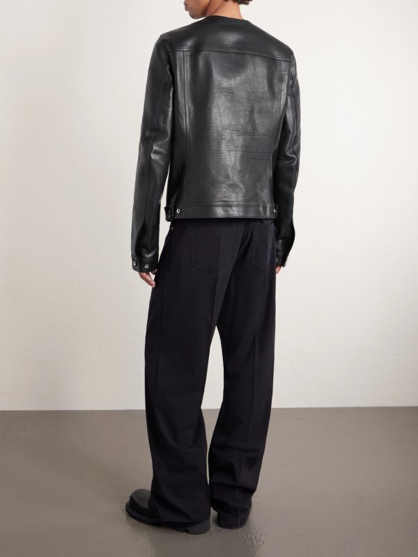Temple Work Leather Jacket - BK Temple Work Leather Jacket - BK