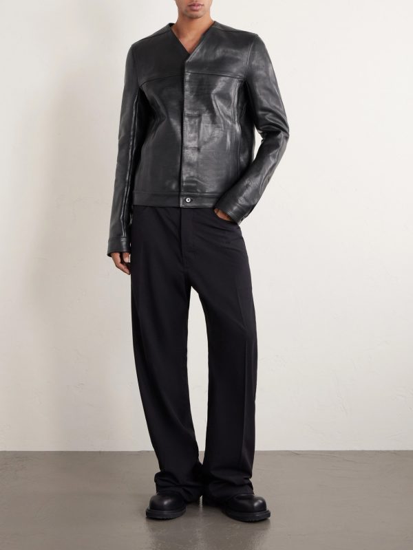 Temple Work Leather Jacket - OU Temple Work Leather Jacket - OU