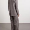 Straight-Leg Wool Trousers - BK Straight-Leg Wool Trousers - BK
