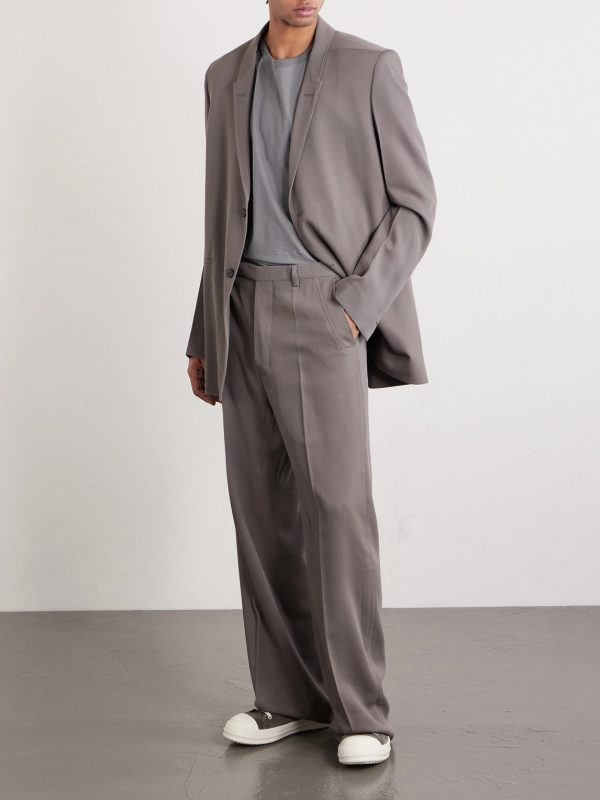 Straight-Leg Wool Trousers - OU Straight-Leg Wool Trousers - OU