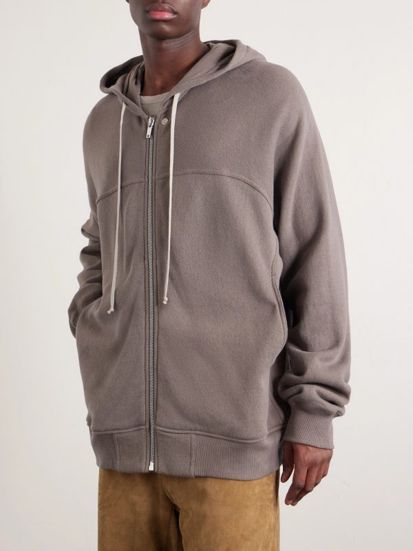 Organic Cotton-Terry Zip-Up Hoodie - FR Organic Cotton-Terry Zip-Up Hoodie - FR