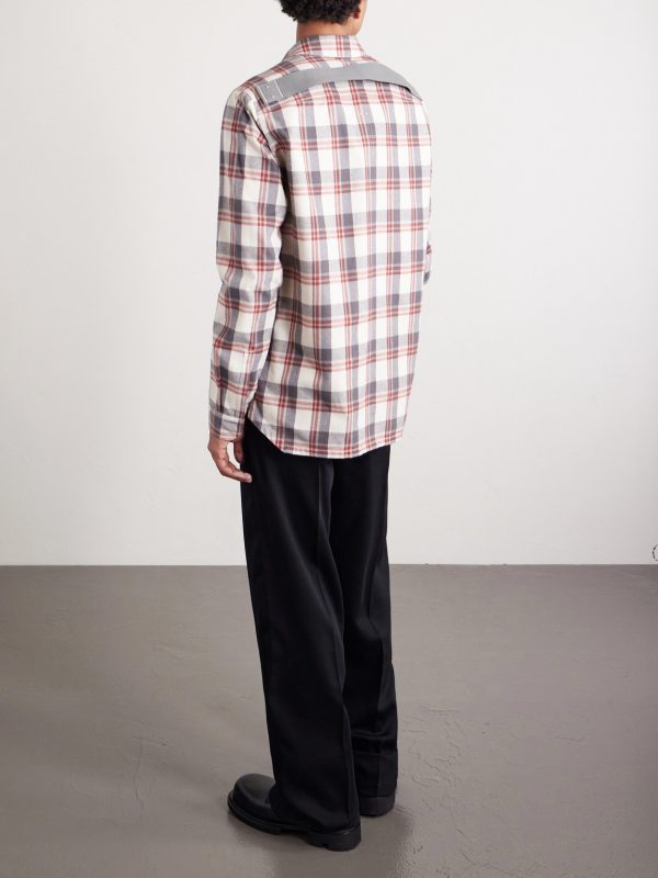 Checked Cotton-Flannel Shirt - BK Checked Cotton-Flannel Shirt - BK
