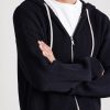 Ribbed Virgin Wool Zip-Up Hoodie - CU Ribbed Virgin Wool Zip-Up Hoodie - CU