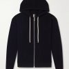 Ribbed Virgin Wool Zip-Up Hoodie Ribbed Virgin Wool Zip-Up Hoodie