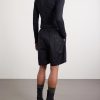 Straight-Leg Cotton-Blend Poplin Shorts - BK Straight-Leg Cotton-Blend Poplin Shorts - BK