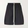 Straight-Leg Cotton-Blend Poplin Shorts Straight-Leg Cotton-Blend Poplin Shorts