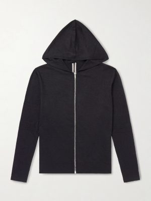 Boiled-Cashmere Zip-Up Hoodie Boiled-Cashmere Zip-Up Hoodie