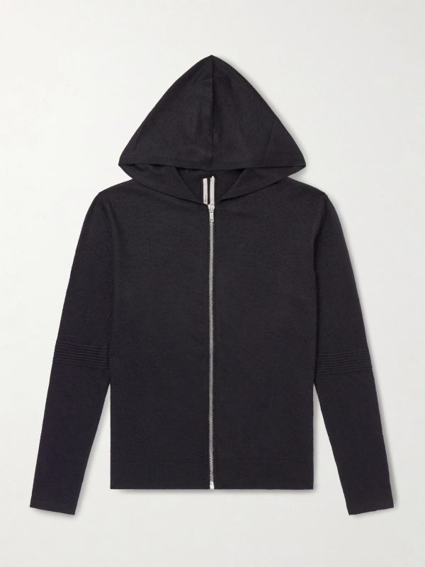 Boiled-Cashmere Zip-Up Hoodie Boiled-Cashmere Zip-Up Hoodie
