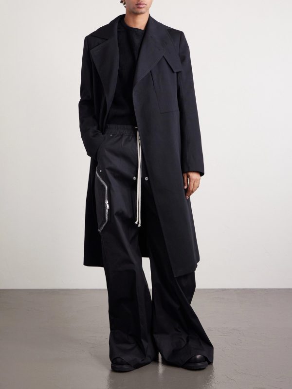 Heizer Belas Wide-Leg Cotton-Blend Poplin Drawstring Cargo Trousers - OU Heizer Belas Wide-Leg Cotton-Blend Poplin Drawstring Cargo Trousers - OU