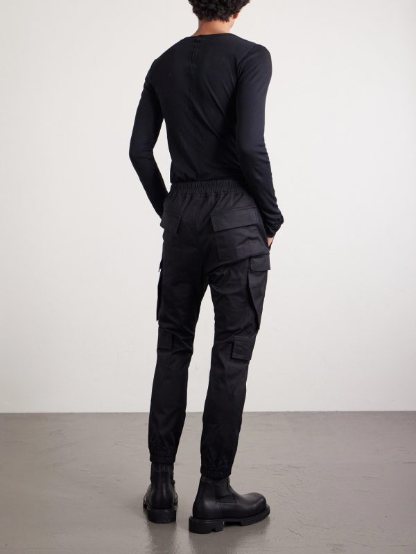 Mastodon Megacargo Slim-Fit Tapered Organic Cotton-Blend Poplin Trousers - BK Mastodon Megacargo Slim-Fit Tapered Organic Cotton-Blend Poplin Trousers - BK