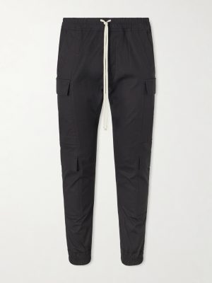 Mastodon Megacargo Slim-Fit Tapered Organic Cotton-Blend Poplin Trousers