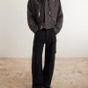 Temple Heizer Mac Oversized Cotton-Blend Satin Jacket - OU Temple Heizer Mac Oversized Cotton-Blend Satin Jacket - OU
