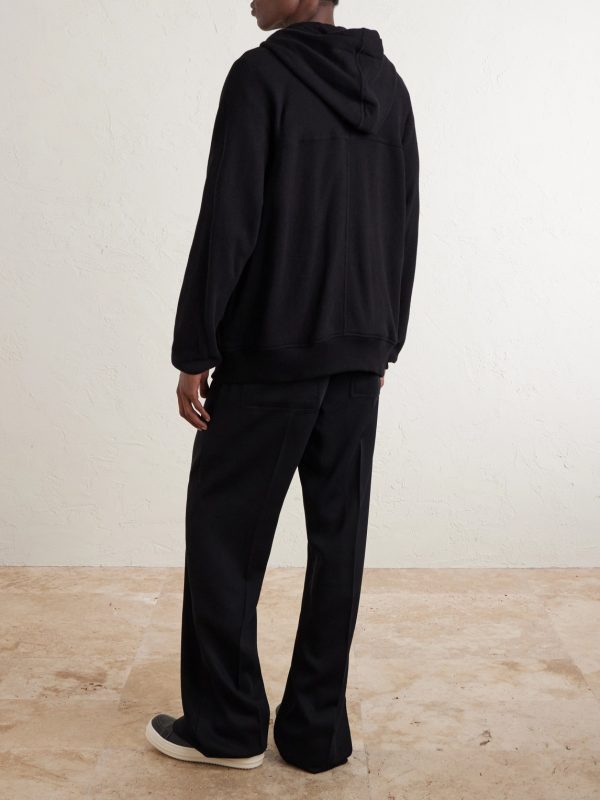 Organic Cotton-Terry Zip-Up Hoodie - BK