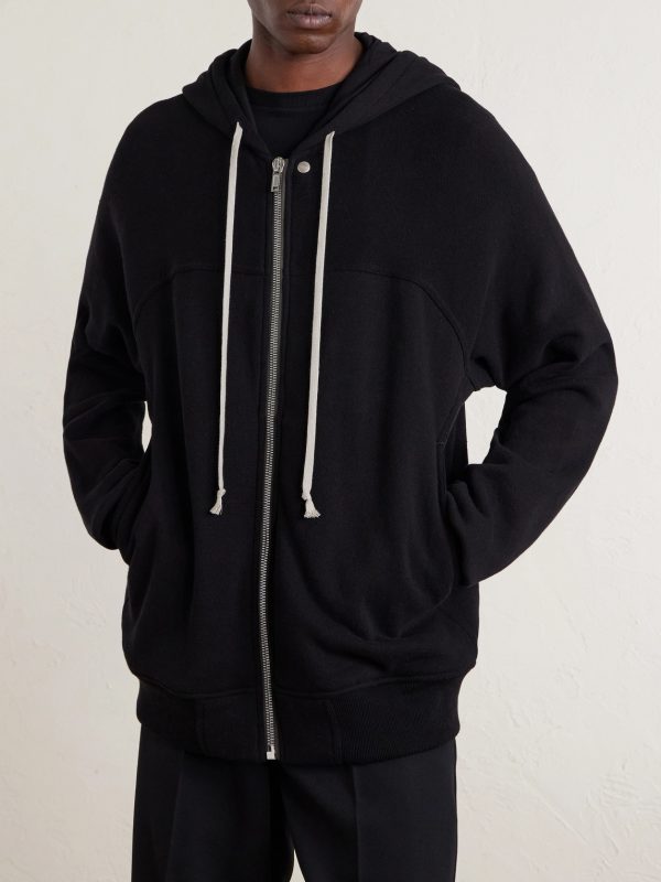 Organic Cotton-Terry Zip-Up Hoodie - FR