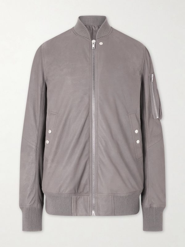 Leather Bomber Jacket Leather Bomber Jacket