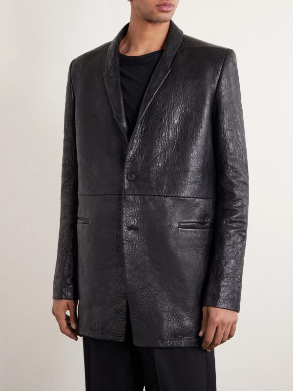 Concordian Textured-Leather Jacket - FR Concordian Textured-Leather Jacket - FR