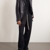 Concordian Textured-Leather Jacket - OU Concordian Textured-Leather Jacket - OU