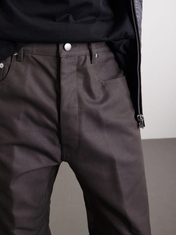 Geth Straight-Leg Organic Cotton-Blend Canvas Trousers - CU