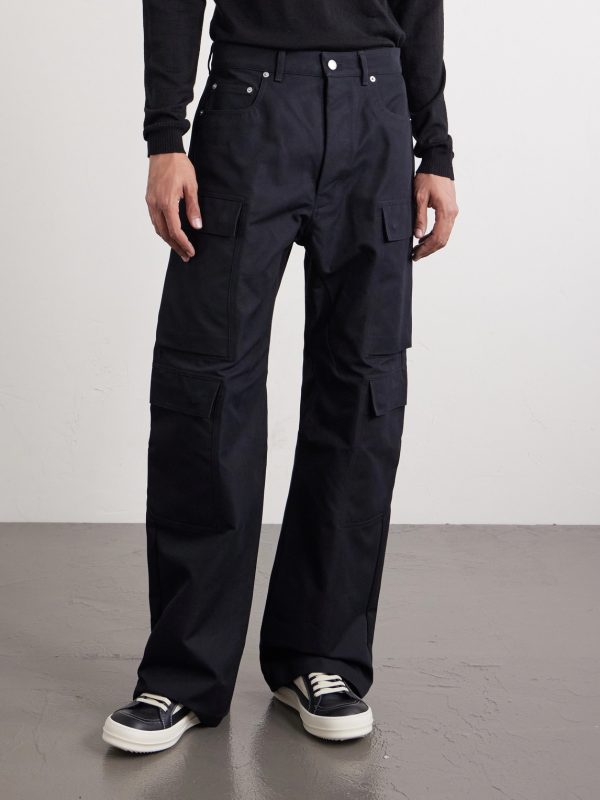 Geth Straight-Leg Cotton-Blend Canvas Cargo Trousers - FR Geth Straight-Leg Cotton-Blend Canvas Cargo Trousers - FR