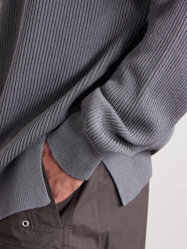 Jumbo Ribbed Virgin Wool Sweater - CU Jumbo Ribbed Virgin Wool Sweater - CU