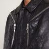 Temple Heizer Mac Textured-Leather Jacket - CU Temple Heizer Mac Textured-Leather Jacket - CU