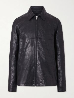 Brad Textured Leather Jacket