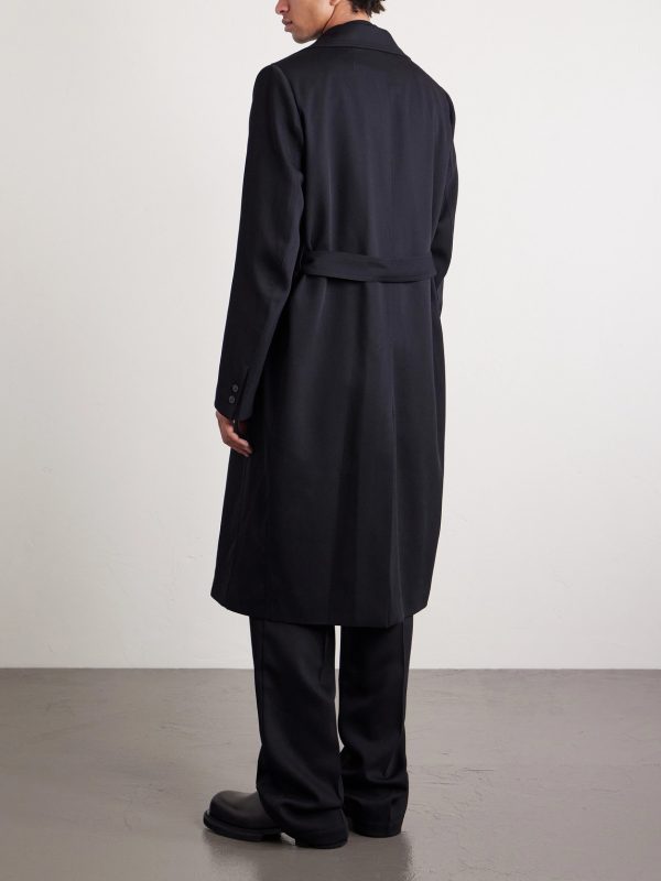 Drella Double-Breasted Wool Coat - BK Drella Double-Breasted Wool Coat - BK