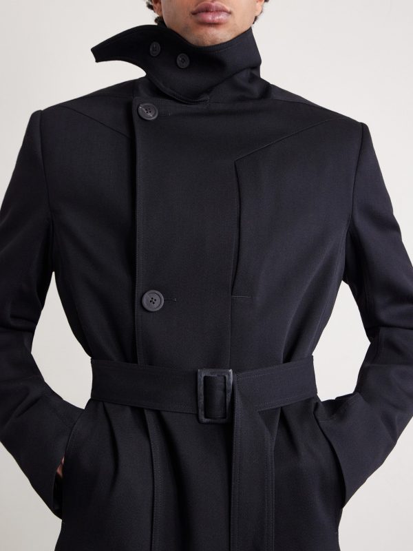 Drella Double-Breasted Wool Coat - CU Drella Double-Breasted Wool Coat - CU