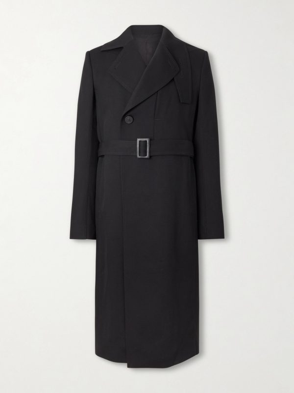 Drella Double-Breasted Wool Coat Drella Double-Breasted Wool Coat