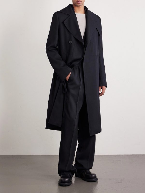 Drella Double-Breasted Wool Coat - OU Drella Double-Breasted Wool Coat - OU
