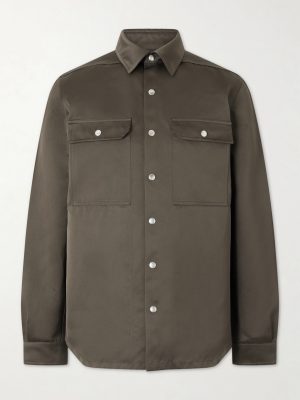 Duchesse-Satin Overshirt