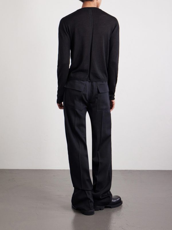 Slim-Fit Virgin Wool Sweater - BK Slim-Fit Virgin Wool Sweater - BK