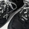Hamptons Logo-Appliquéd Distressed Leather Sneakers - CU Hamptons Logo-Appliquéd Distressed Leather Sneakers - CU