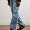 Hamptons Logo-Appliquéd Distressed Leather Sneakers - OU Hamptons Logo-Appliquéd Distressed Leather Sneakers - OU