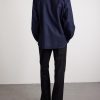 Embroidered Wool-Flannel Shirt - BK Embroidered Wool-Flannel Shirt - BK