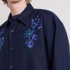 Embroidered Wool-Flannel Shirt - CU Embroidered Wool-Flannel Shirt - CU