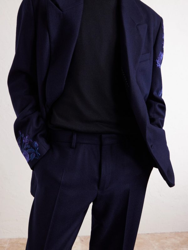 Straight-Leg Wool Trousers - E2 Straight-Leg Wool Trousers - E2