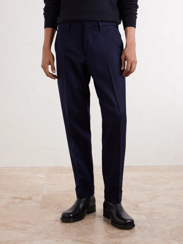 Straight-Leg Wool Trousers - FR Straight-Leg Wool Trousers - FR