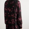 Floral-Print Crepe Shirt - BK