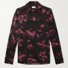 Oversized Floral-Print Crepe Shirt Oversized Floral-Print Crepe Shirt