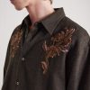 Embroidered Wool-Flannel Shirt - CU Embroidered Wool-Flannel Shirt - CU