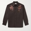 Embroidered Wool-Flannel Shirt Embroidered Wool-Flannel Shirt