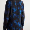 Floral-Print Crepe Shirt - BK