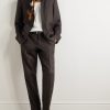 Straight-Leg Wool Trousers - OU Straight-Leg Wool Trousers - OU