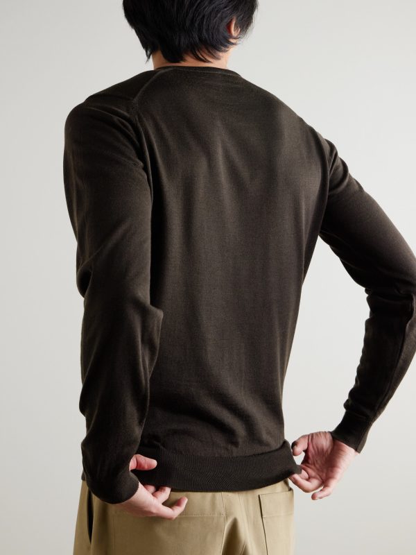 Shipton Slim-Fit Extrafine Merino Wool Sweater - BK
