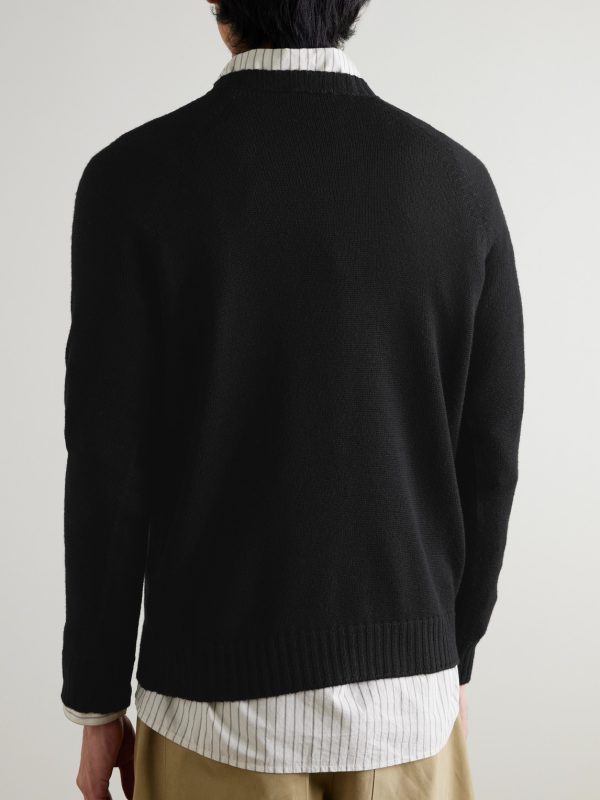 Denver Extrafine Merino Wool Sweater - BK Denver Extrafine Merino Wool Sweater - BK