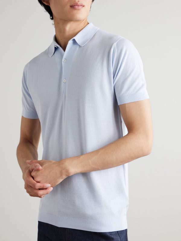 Roth Slim-Fit Sea Island Cotton Polo Shirt - FR Roth Slim-Fit Sea Island Cotton Polo Shirt - FR