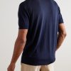 Cotton and Cashmere-Blend Polo Shirt - BK